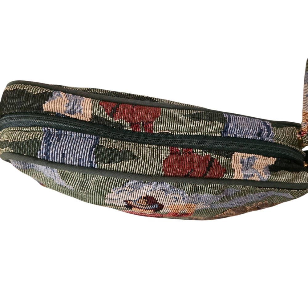 Vintage Embroidered Tapestry Golf Shoulder Bag - Picture 3 of 8